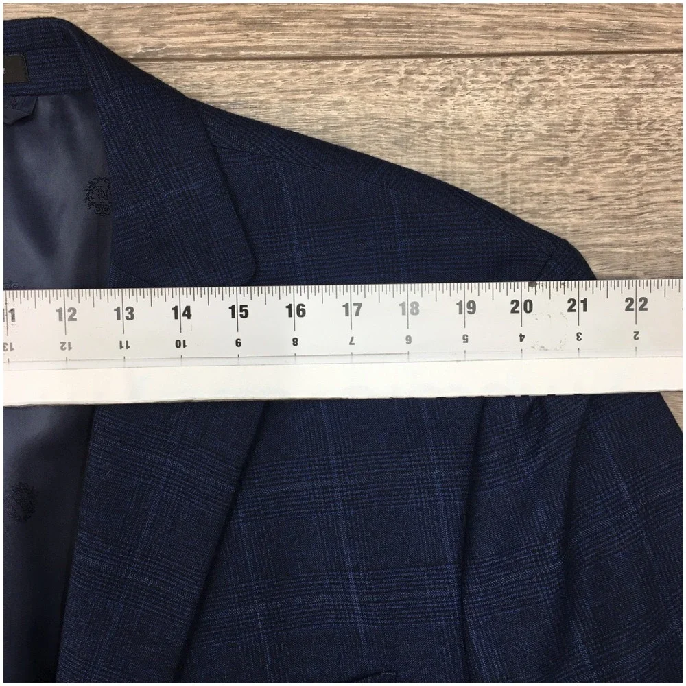 RALPH LAUREN Mens Wool Blazer Sport Coat Casual Jacket Size 48R Classic Suit